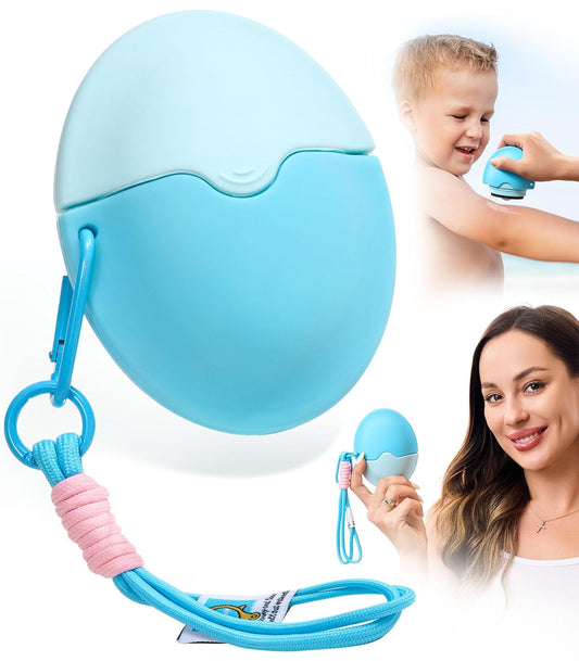 Aplicator Roll-On Reîncărcabil pentru Cremă Solară